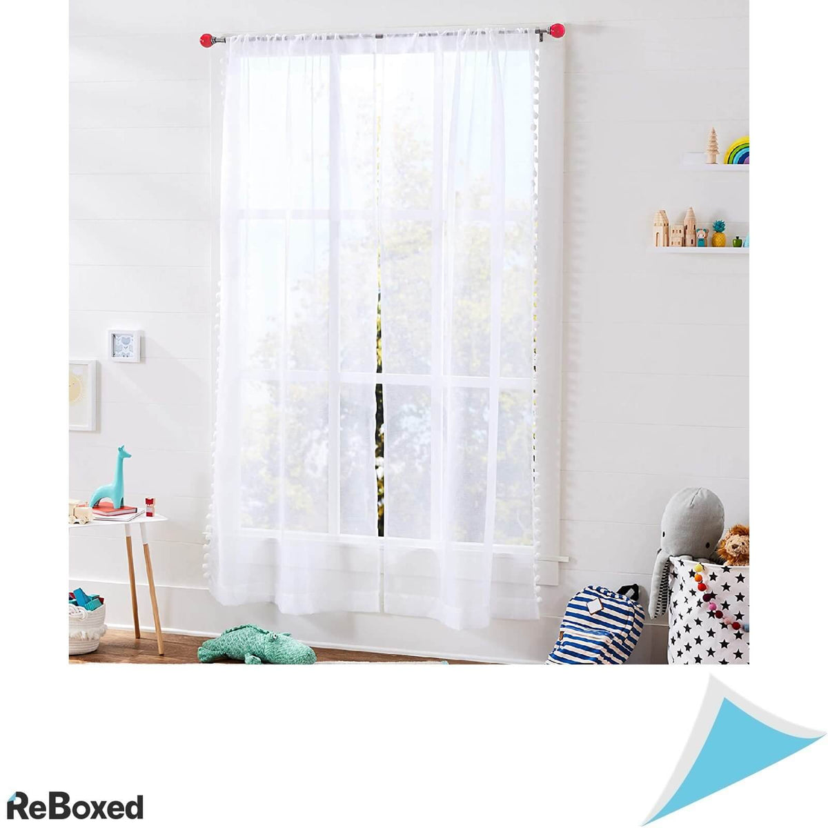 AmazonBasics Tija Galerie Metal Draperii si Perdele finisaj Bila Pink