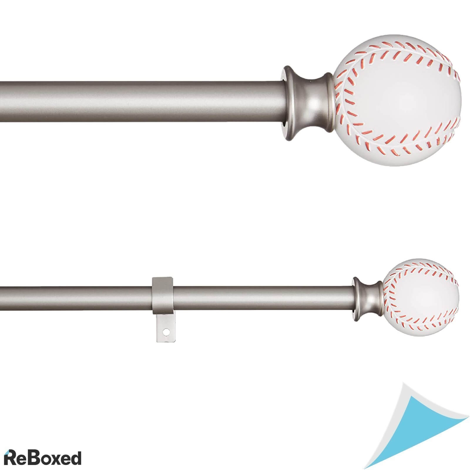 AmazonBasics Tija Galerie Metal Draperii si Perdele tip Baseball