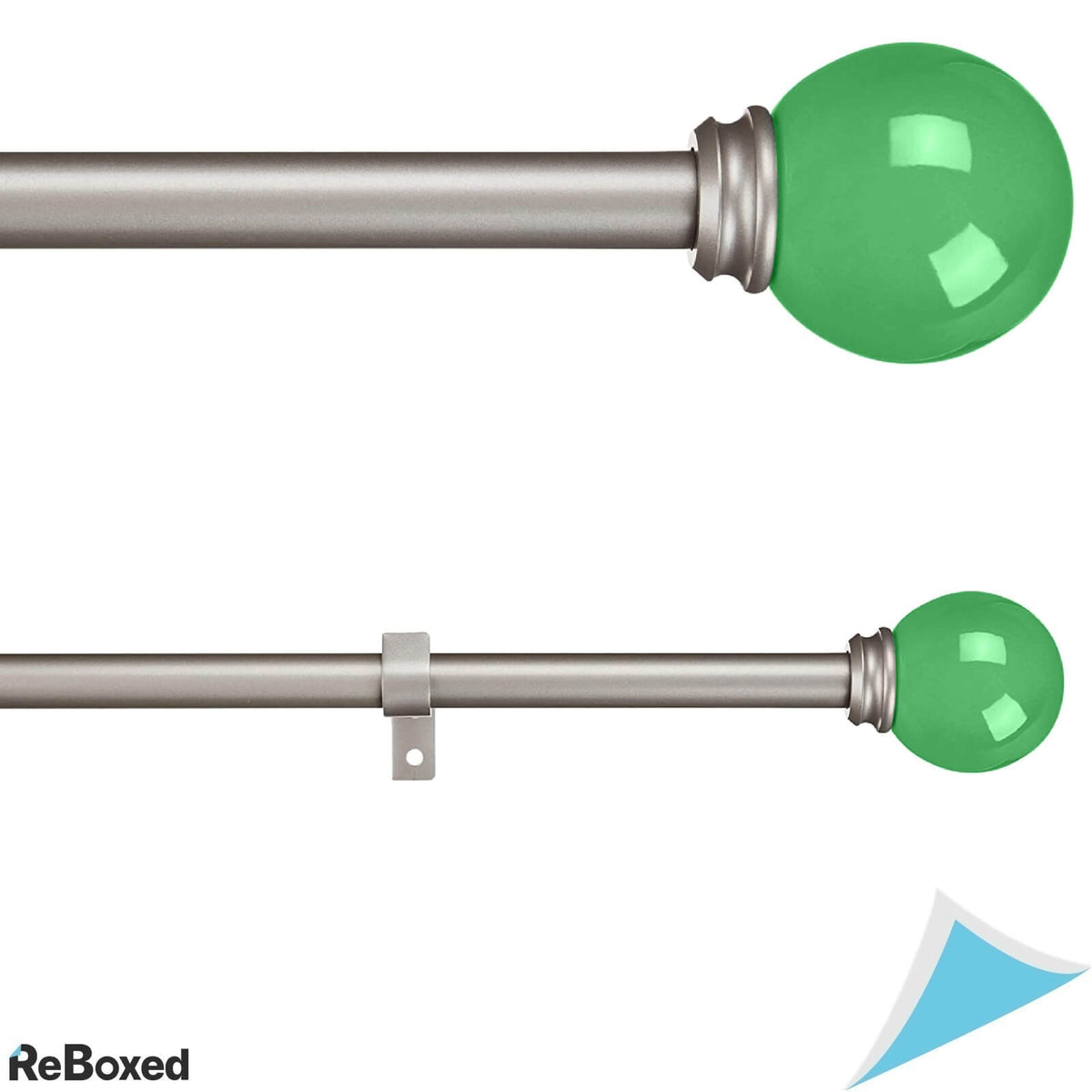 AmazonBasics Tija Galerie Metal Draperii si Perdele finisaj Bila Verde