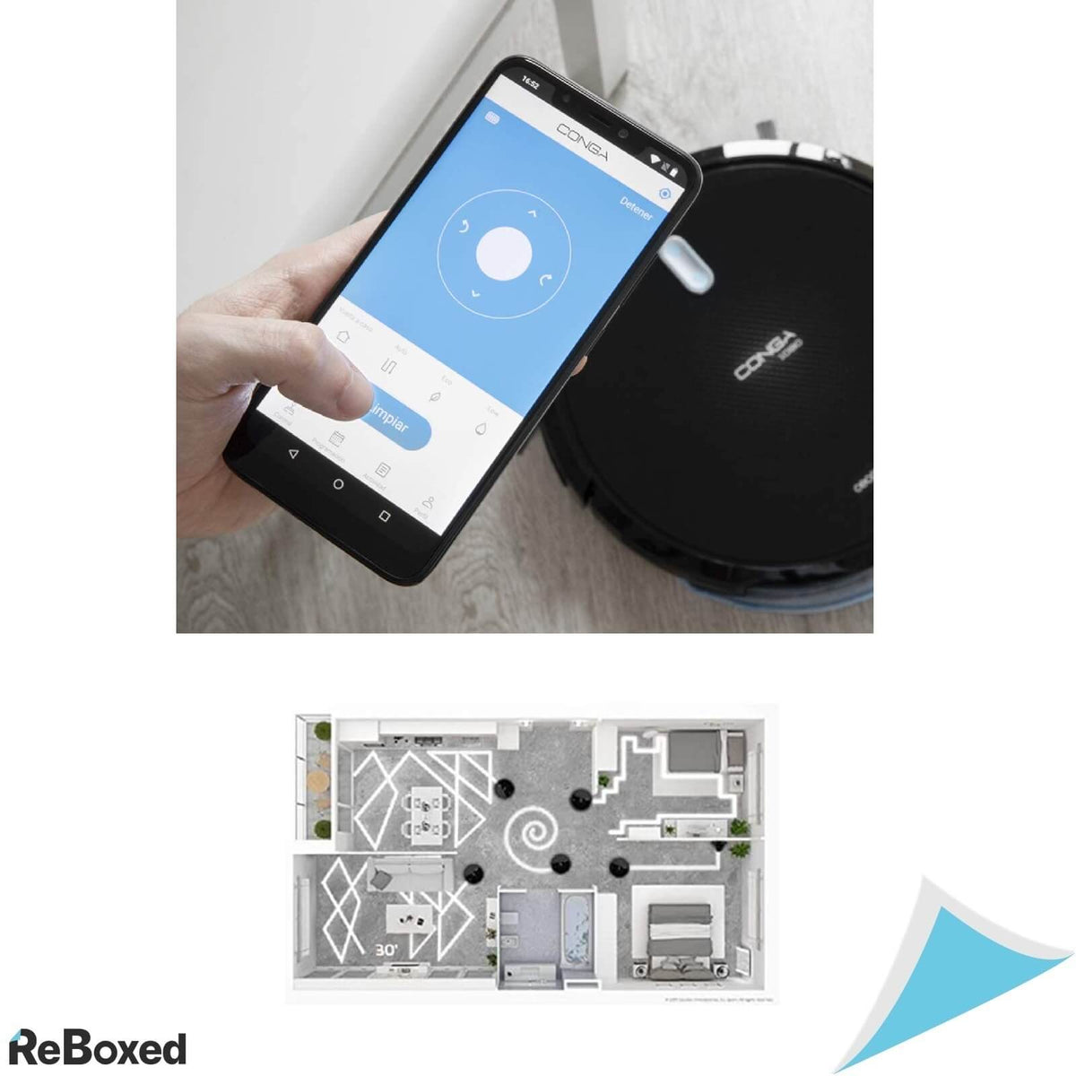 Cecotec Conga 1090 Connected Force Robot Aspirare si Spalare