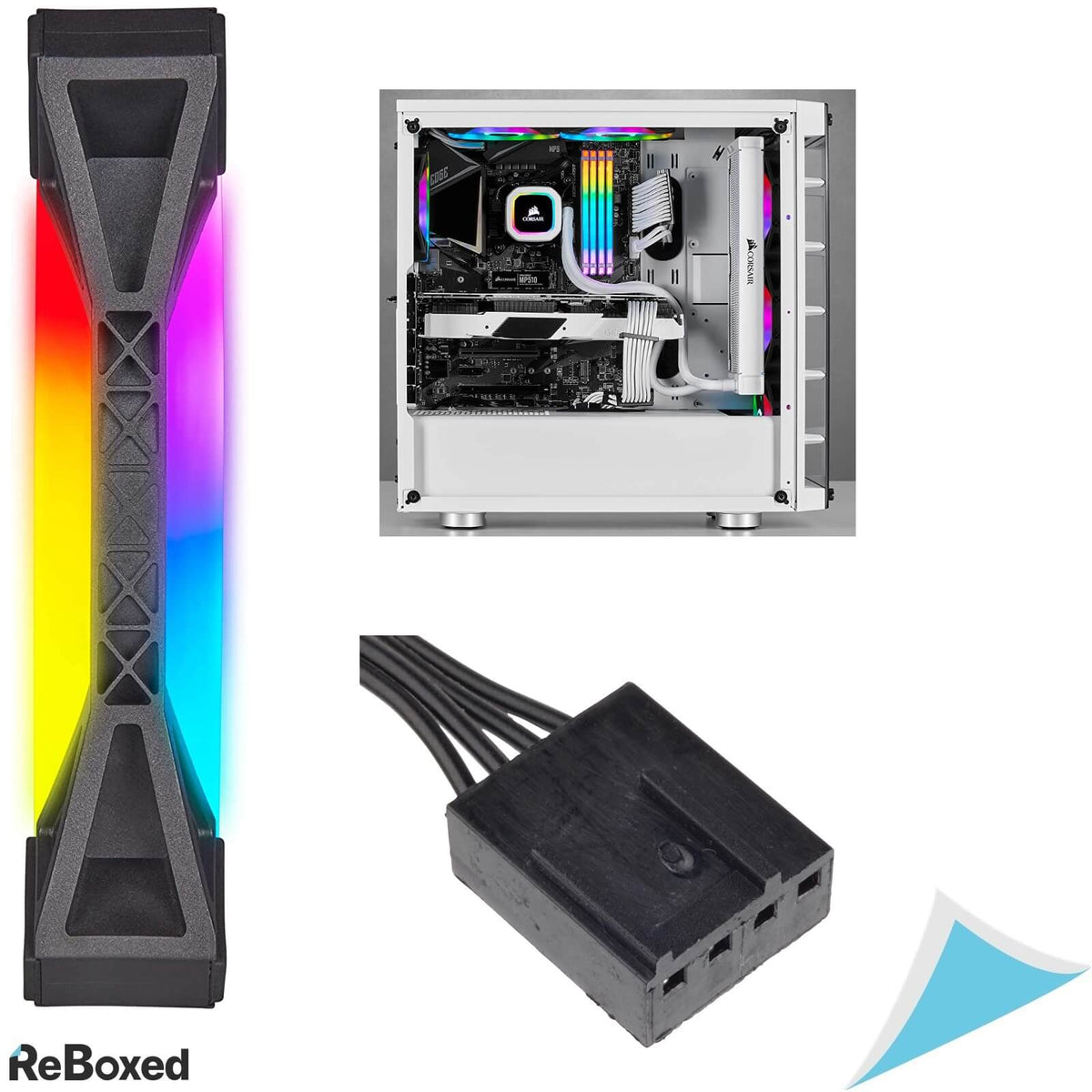 Corsair iCUE QL140 RGB PWM LED 140mm Fan Carcasa Modding