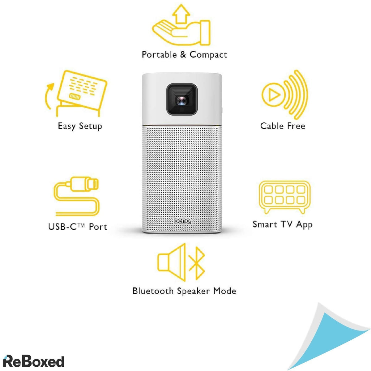 BenQ GV1 Proiector LED Ultraportabil Wireless Bluetooth