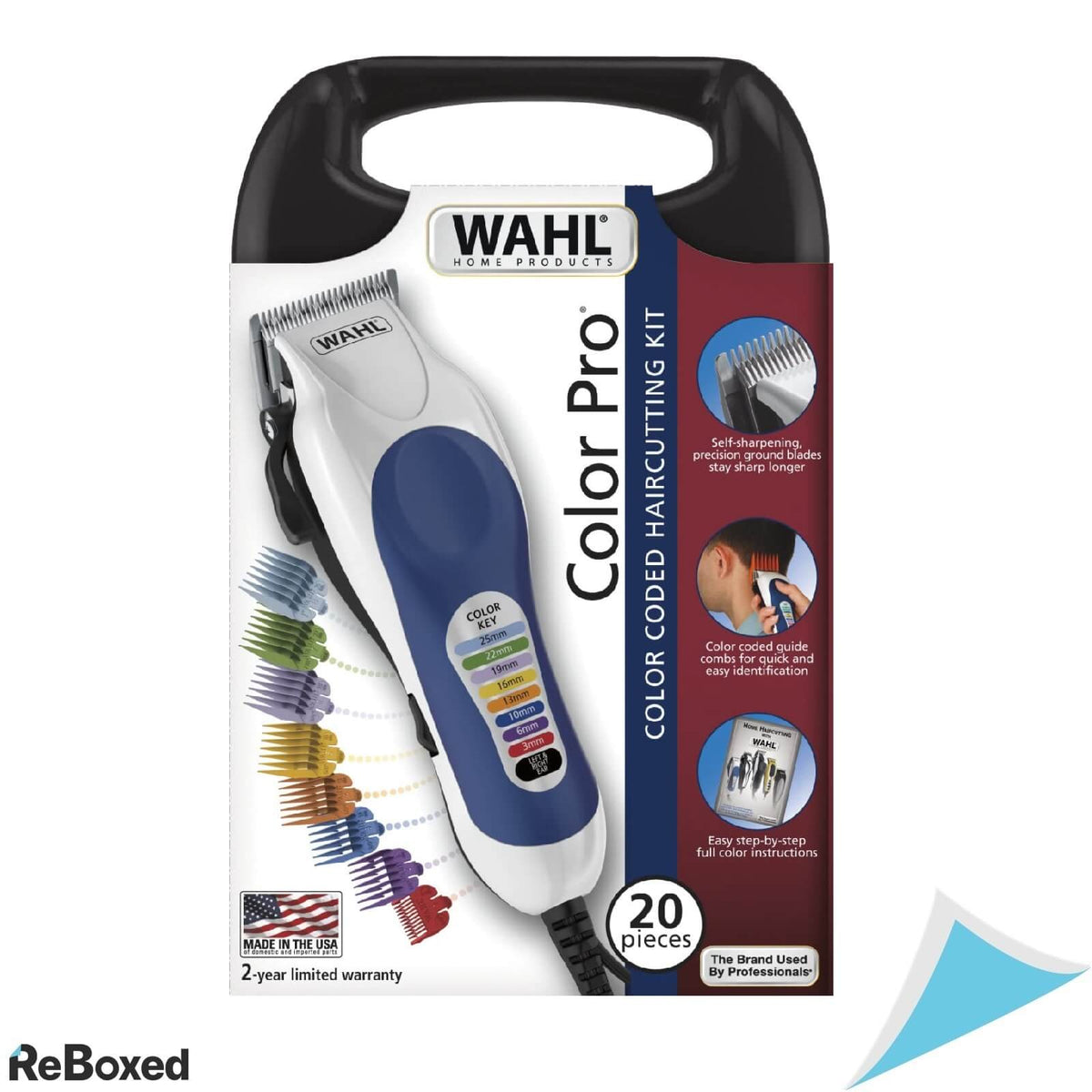 Wahl Color Pro WHL 79300-1616 Aparat Tuns Parul Set cu Accesorii