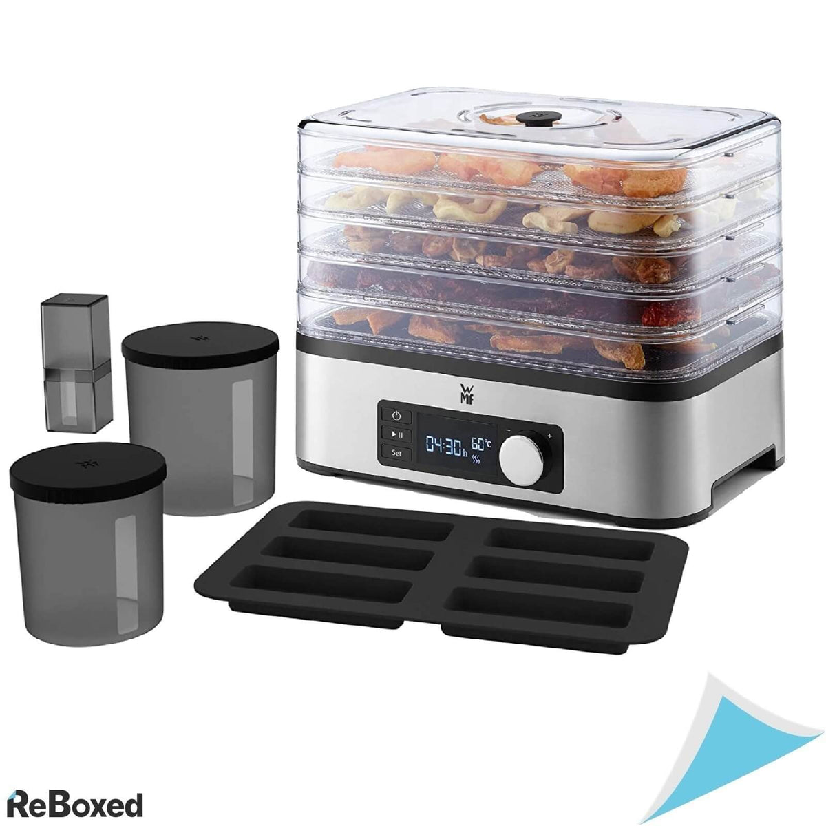 WMF KITCHENminis Deshidrator Alimente 220W din Inox cu 5 Sertare