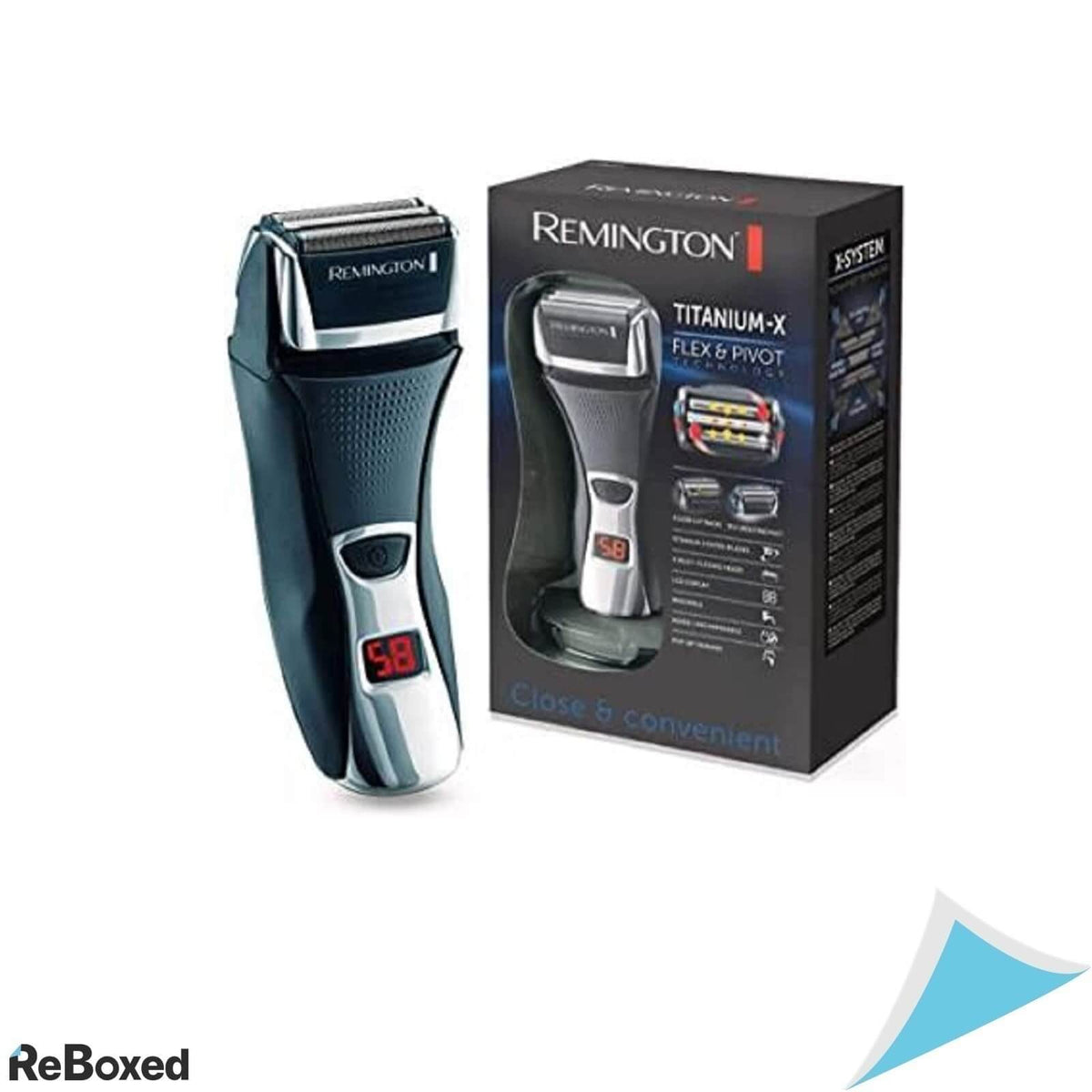Remington F7800 Titanium-X tehnologie Flex&amp;Pivot doua Site