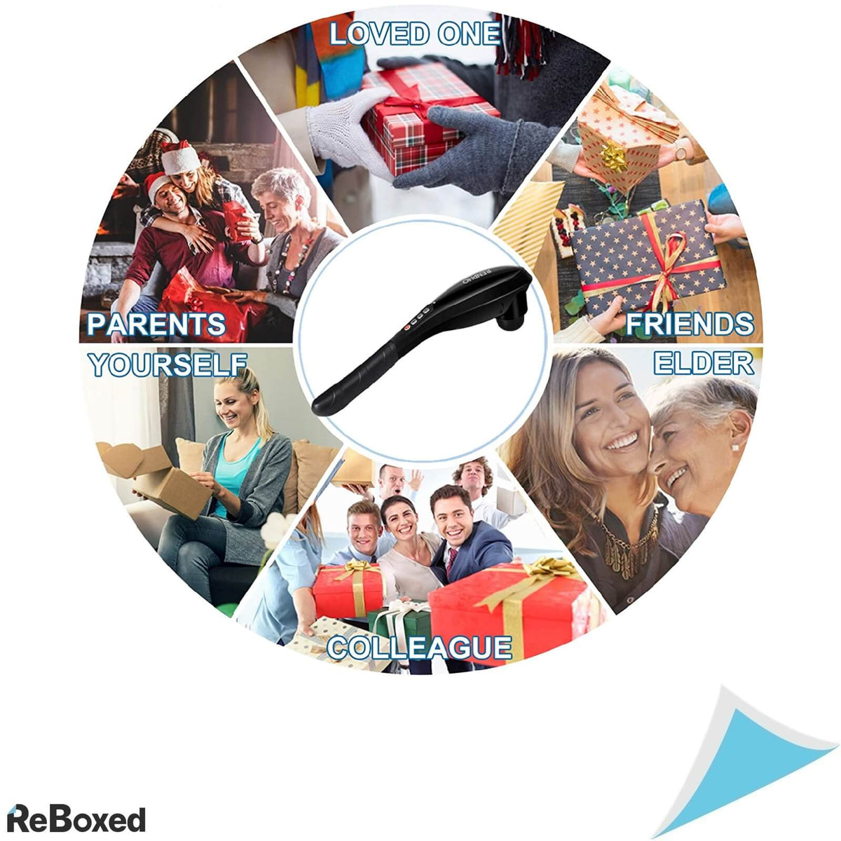 RENPHO Aparat Masaj de Mana Portabil 5 Moduri Percutie