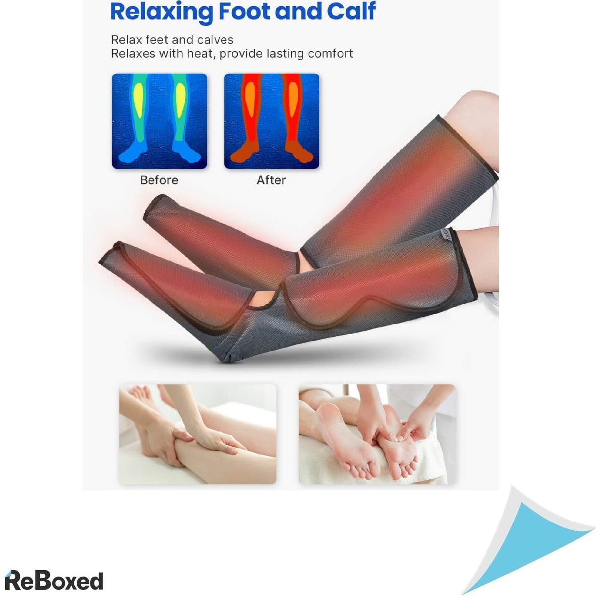 Renpho Aparat Masaj Picioare Gambe Compresie si Caldura