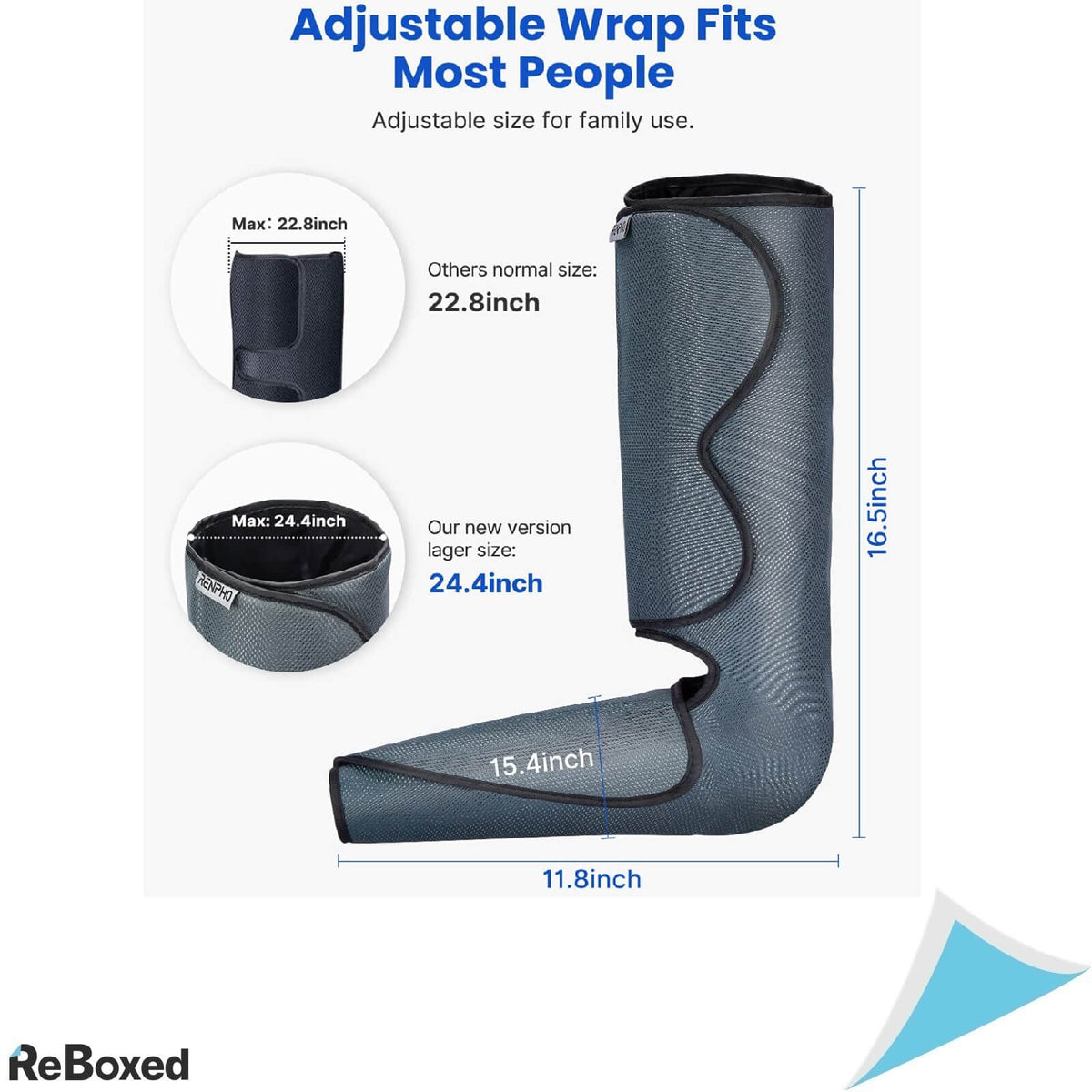 Renpho Aparat Masaj Picioare Gambe Compresie si Caldura