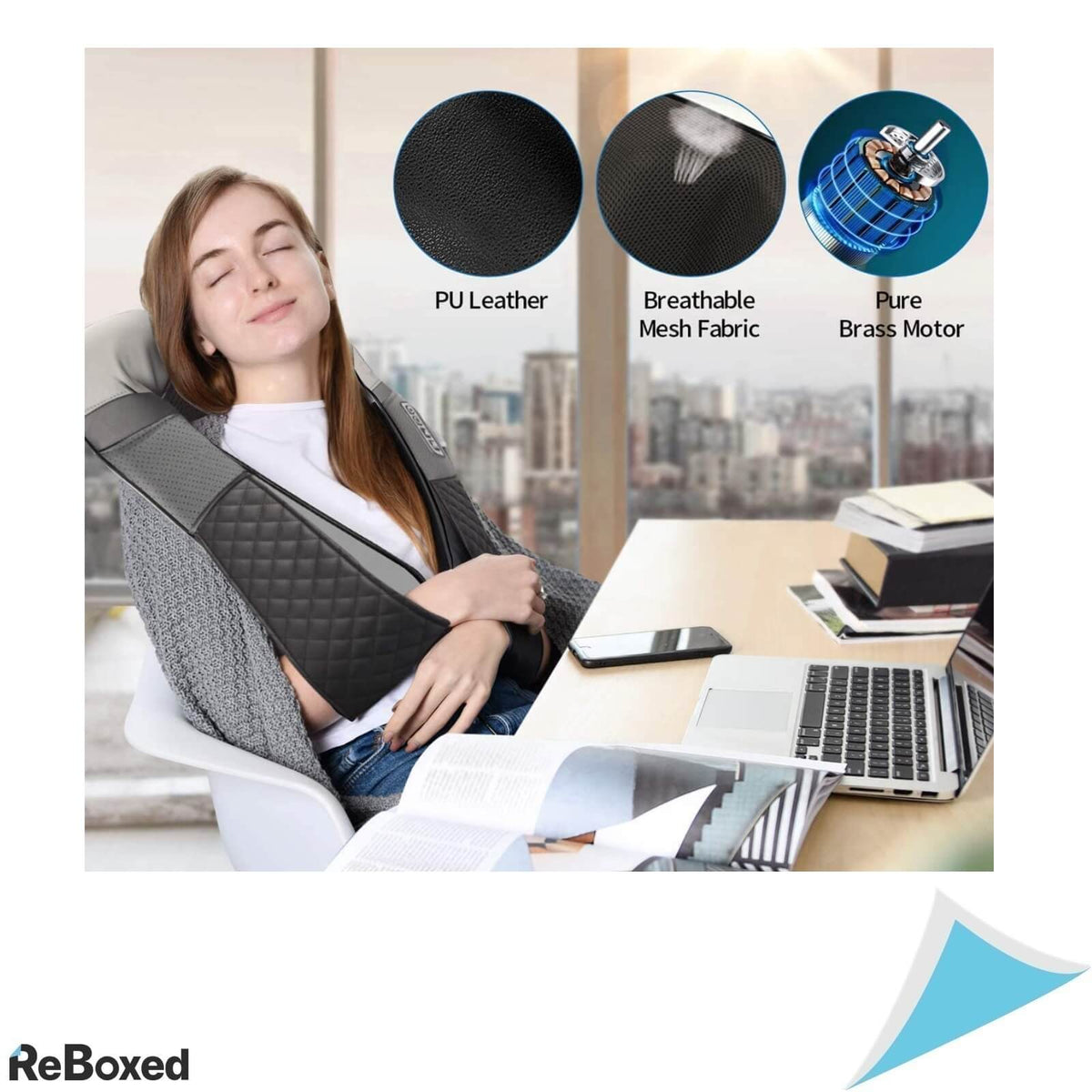 RENPHO 3D Body Aparat Masaj Shiatsu Gat si Corp cu Incalzire