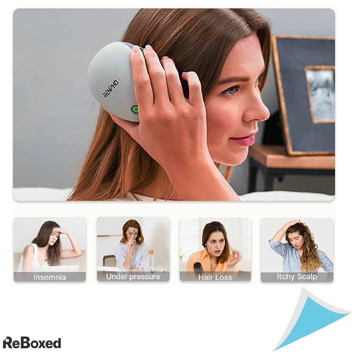 Renpho Aparat de Masaj Capilar Ultraportabil USB IPX7