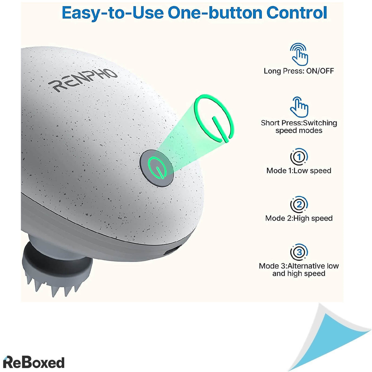 Renpho Aparat de Masaj Capilar Ultraportabil USB IPX7