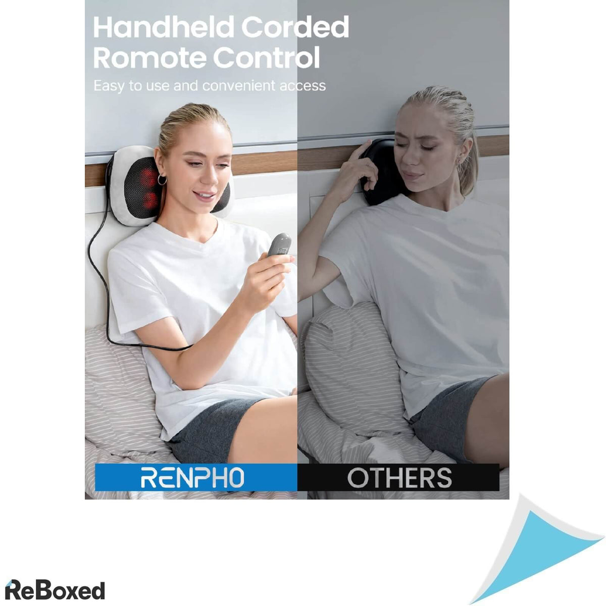 Renpho Perna Masaj Shiatsu 4 Noduri Caldura Umeri Gat Spate