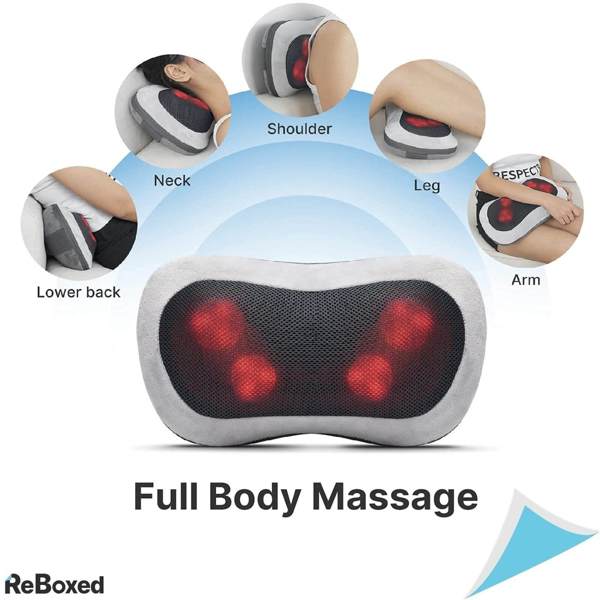 Renpho Perna Masaj Shiatsu 4 Noduri Caldura Umeri Gat Spate