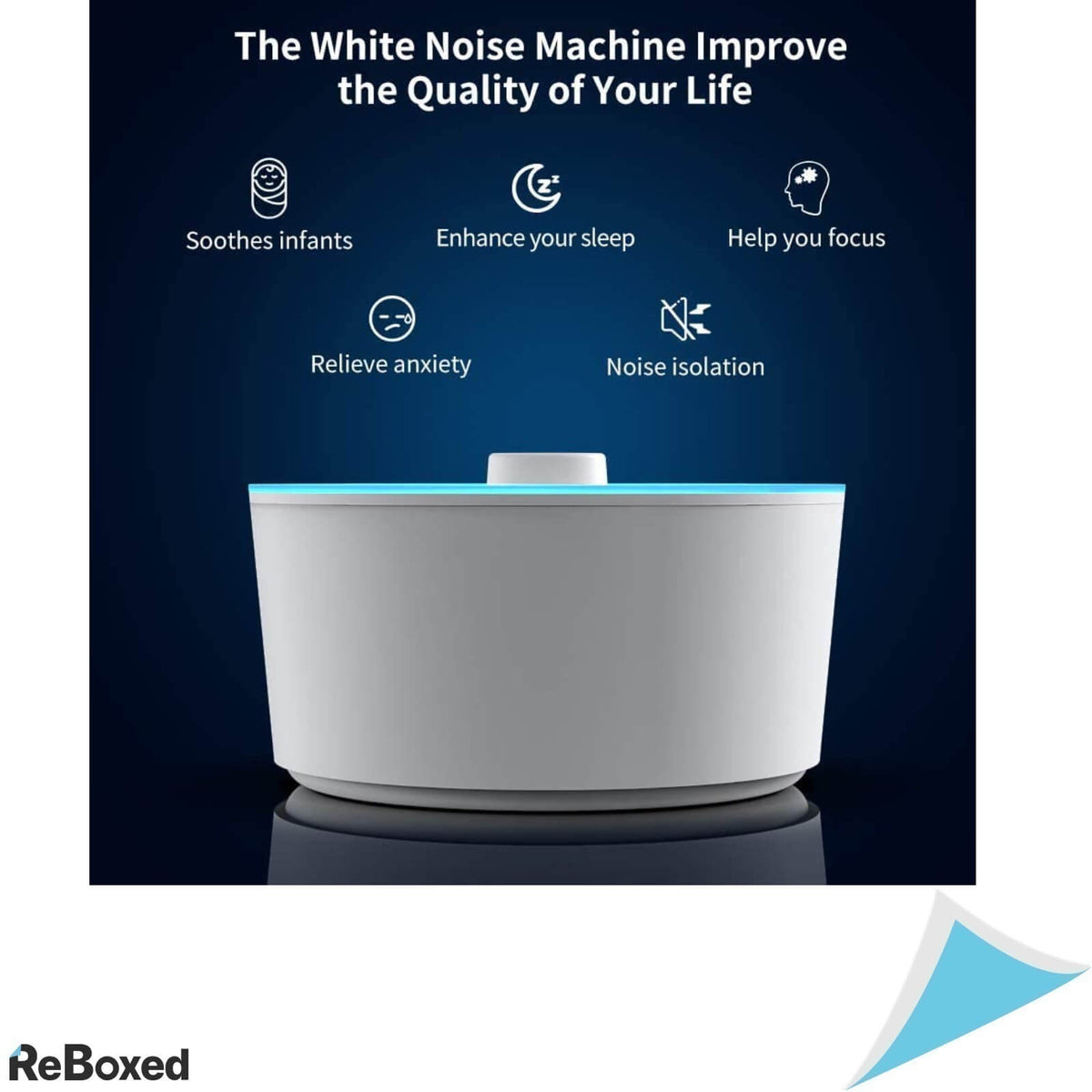 Renpho Generator de Zgomot Alb 8 Lumini 29 Sunete Linistitoare