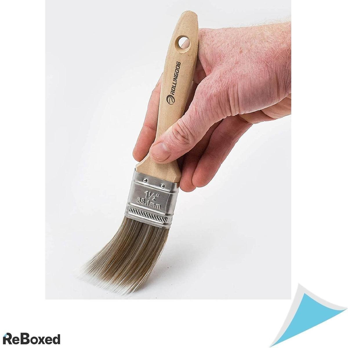 Rollingdog W1000 Set de 5 Pensule Drepte si Unghiulare Vopsea Latex