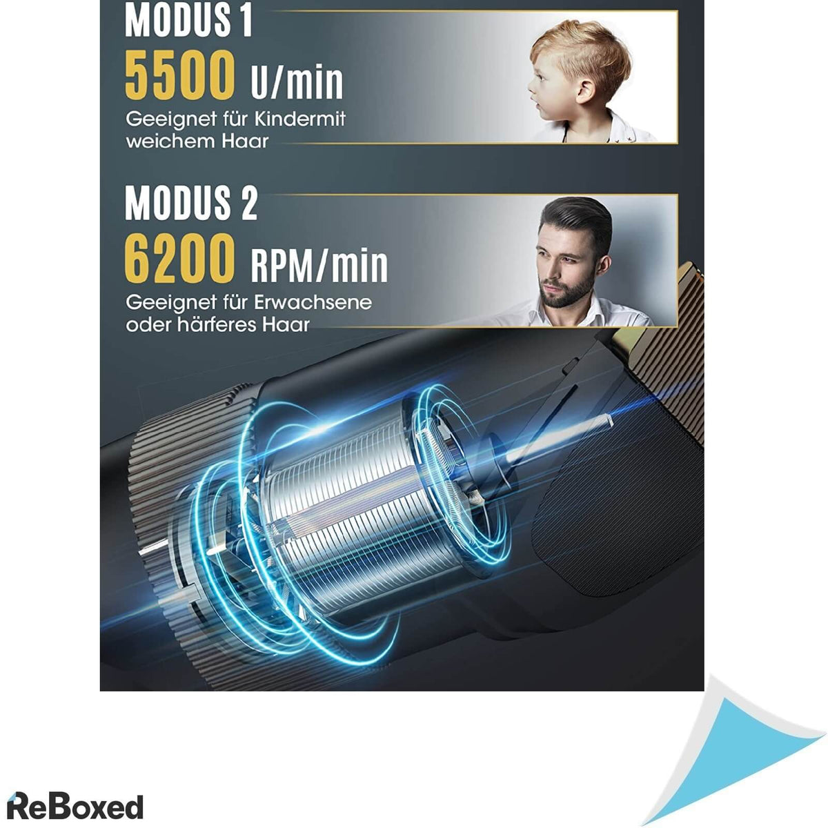 Romanda Aparat de Tuns si Conturat Lame Ceramice 8 Accesorii