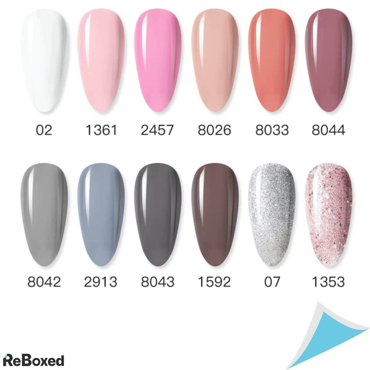 Rosalind Set 12 bucati Oja Gel Unghii 7ml SemiPermanent