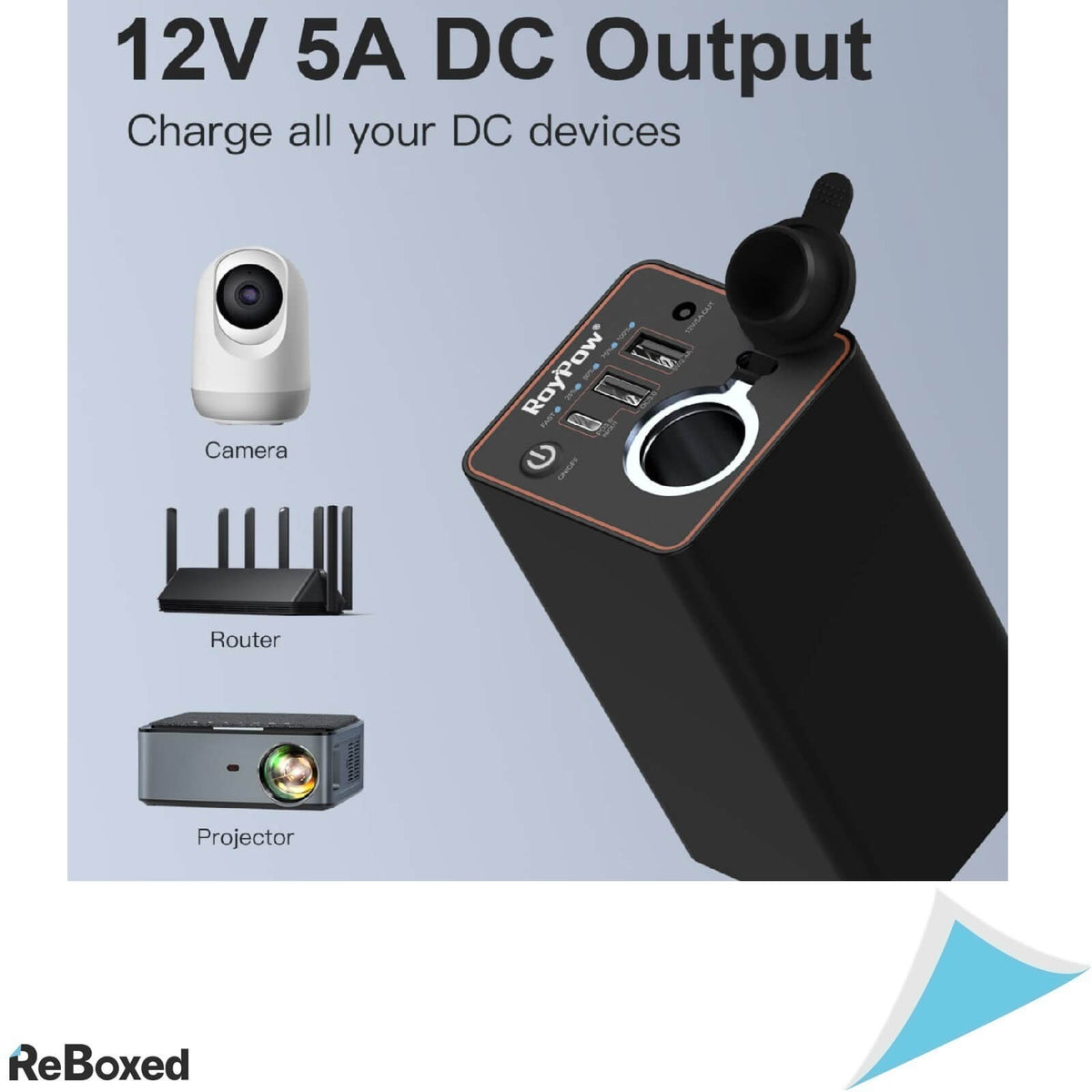 RowPow C86 Power Bank 30W PD USB-C 23400mAh cu Priza de 12V