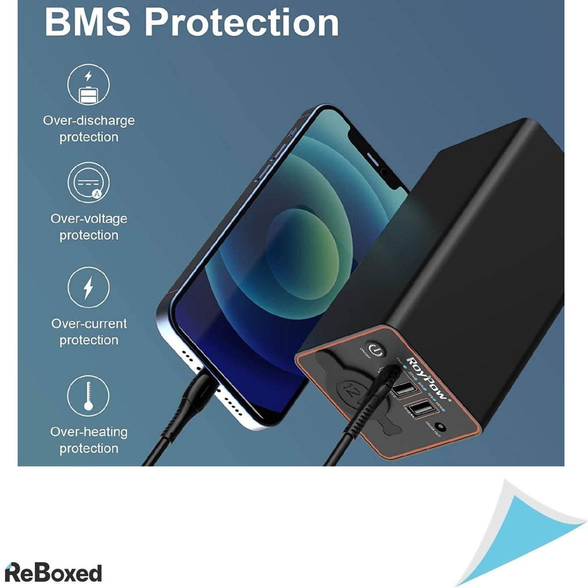 RowPow C86 Power Bank 30W PD USB-C 23400mAh cu Priza de 12V