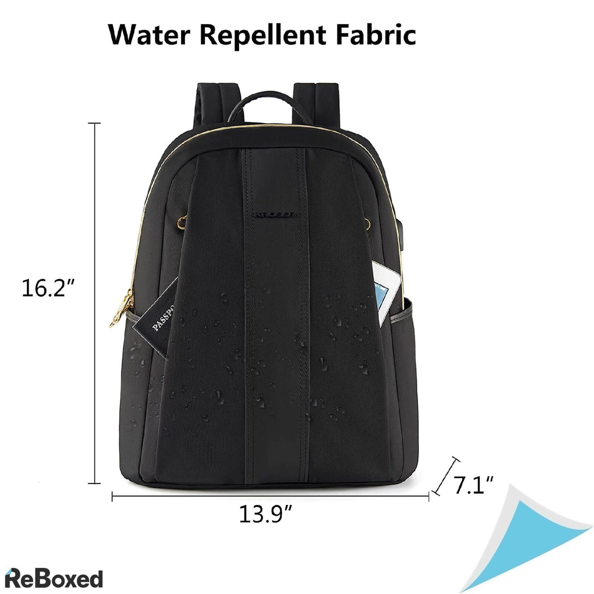 Kroser Rucsac Impermeabil Laptop 15.6 cu Port USB Incarcare Casual