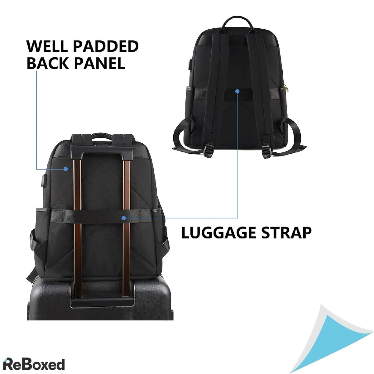 Kroser Rucsac Impermeabil Laptop 15.6 cu Port USB Incarcare Casual