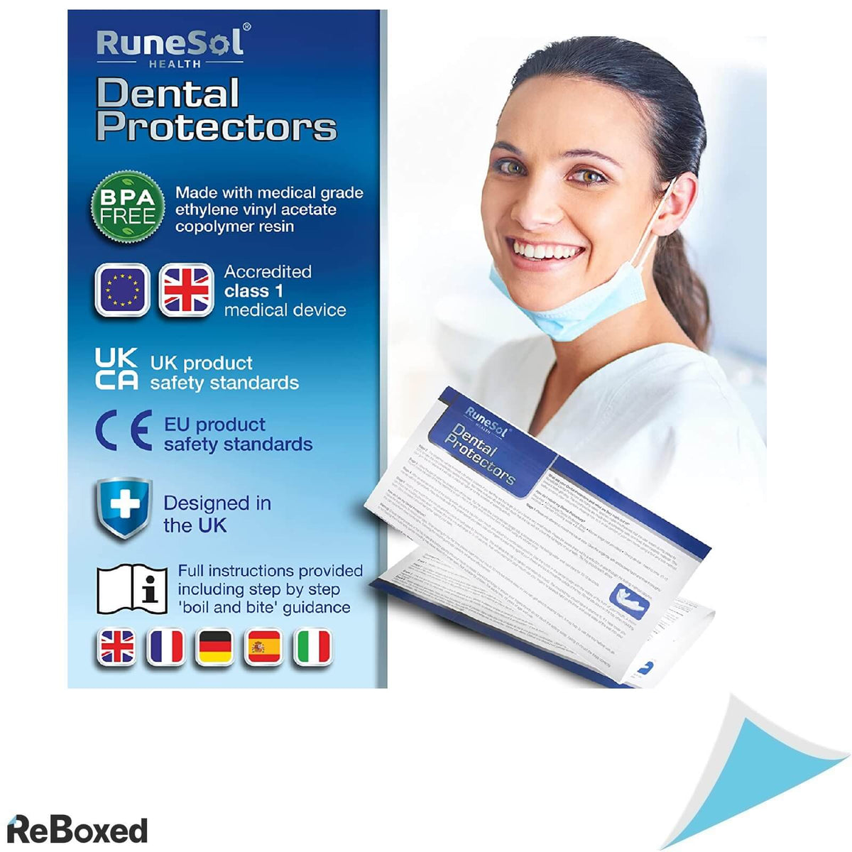 Runesol Set 4 Gutiere Anti-Bruxism si Anti-Scrasnit al Dintilor