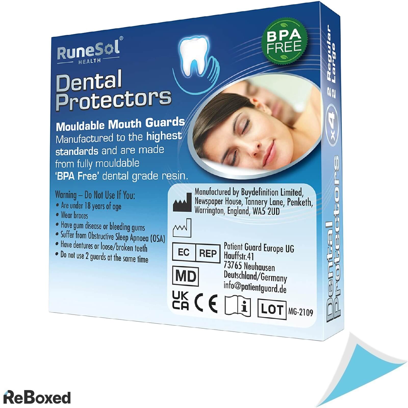 Runesol Set 4 Gutiere Anti-Bruxism si Anti-Scrasnit al Dintilor