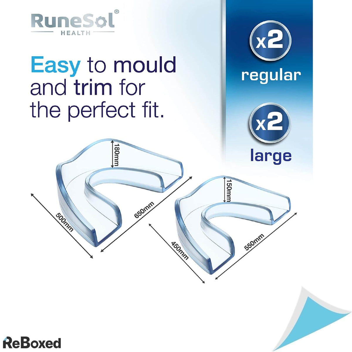 Runesol Set 4 Gutiere Anti-Bruxism si Anti-Scrasnit al Dintilor