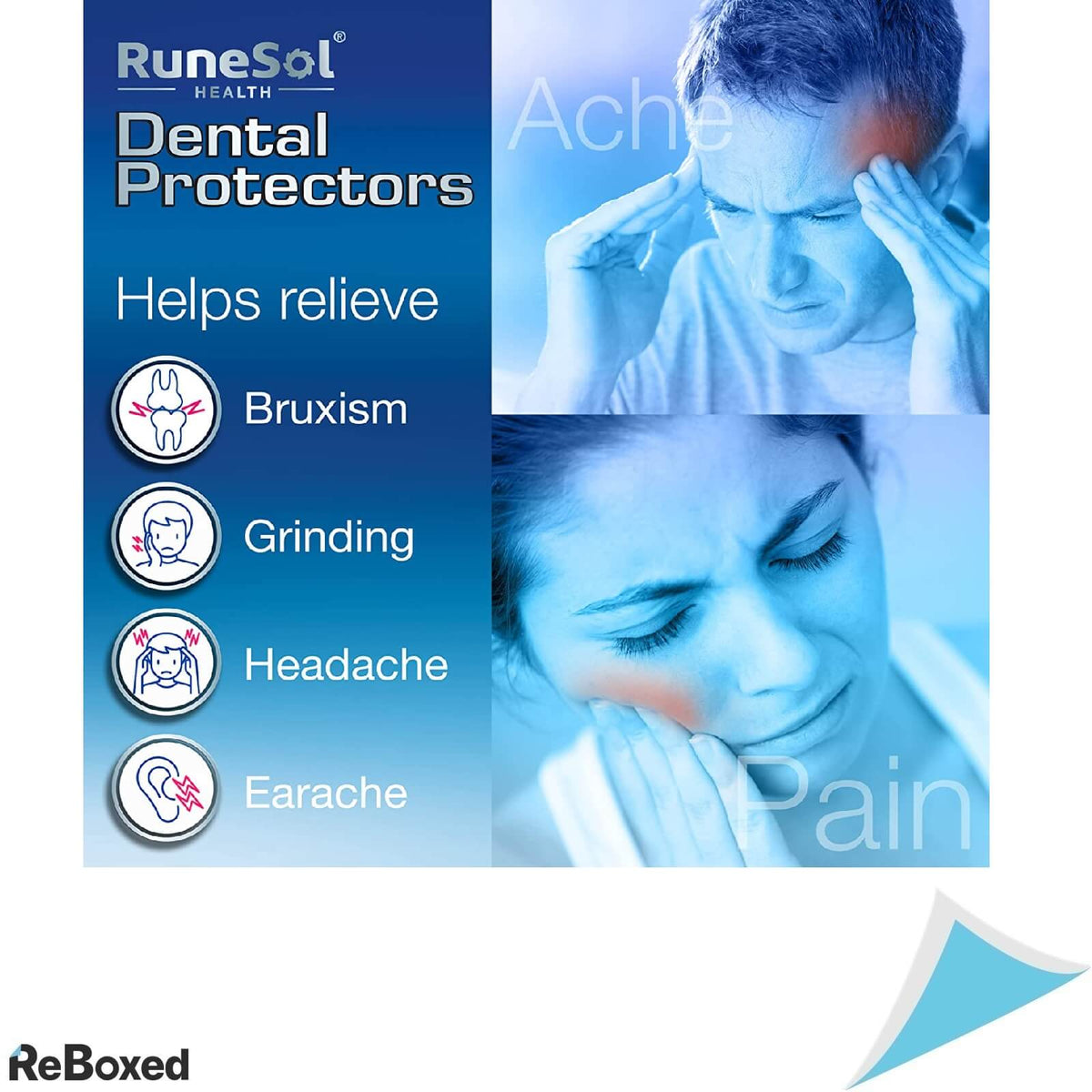 Runesol Set 4 Gutiere Anti-Bruxism si Anti-Scrasnit al Dintilor