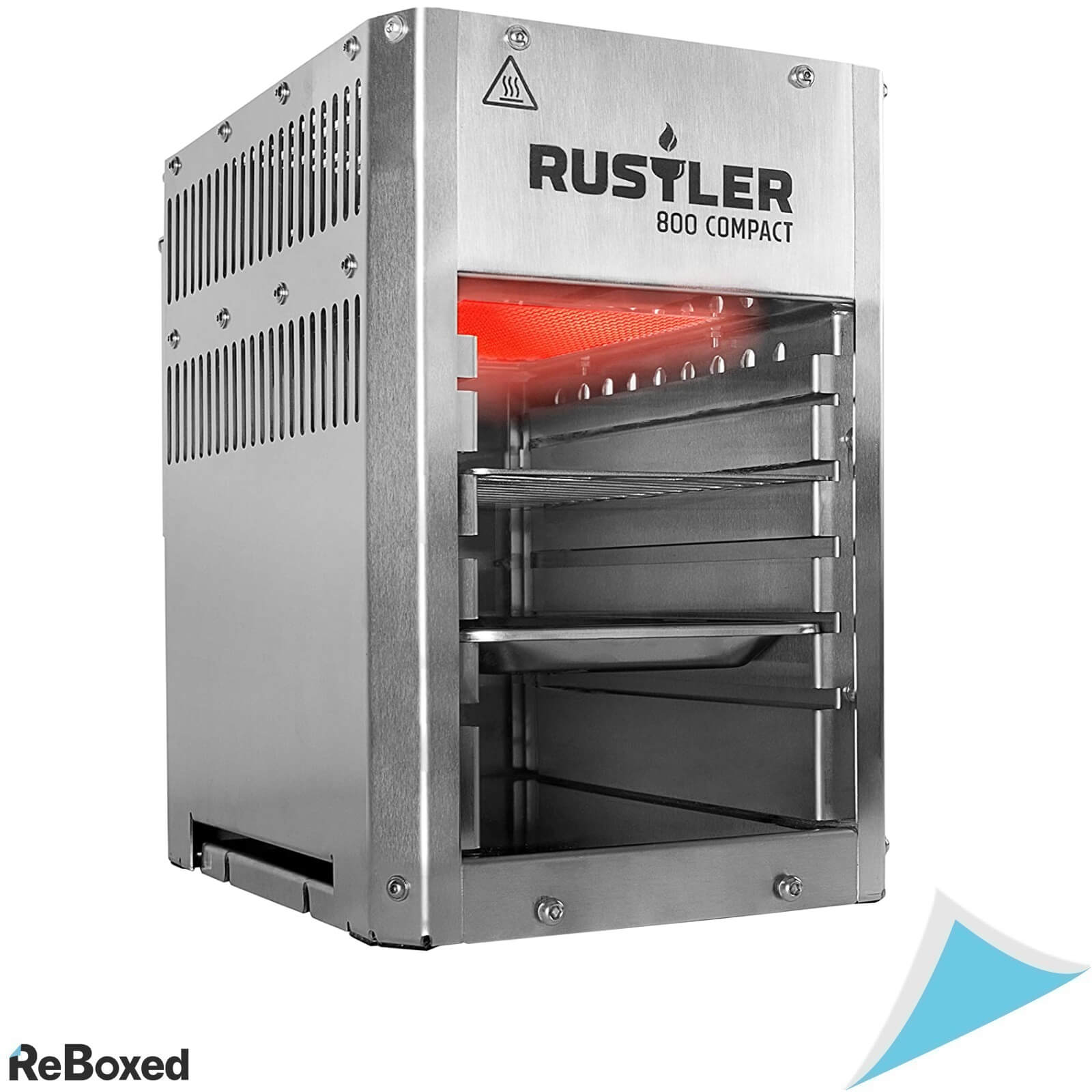 RUSTLER 800 Grill Inox Gratar Profesional Compact cu Gaz