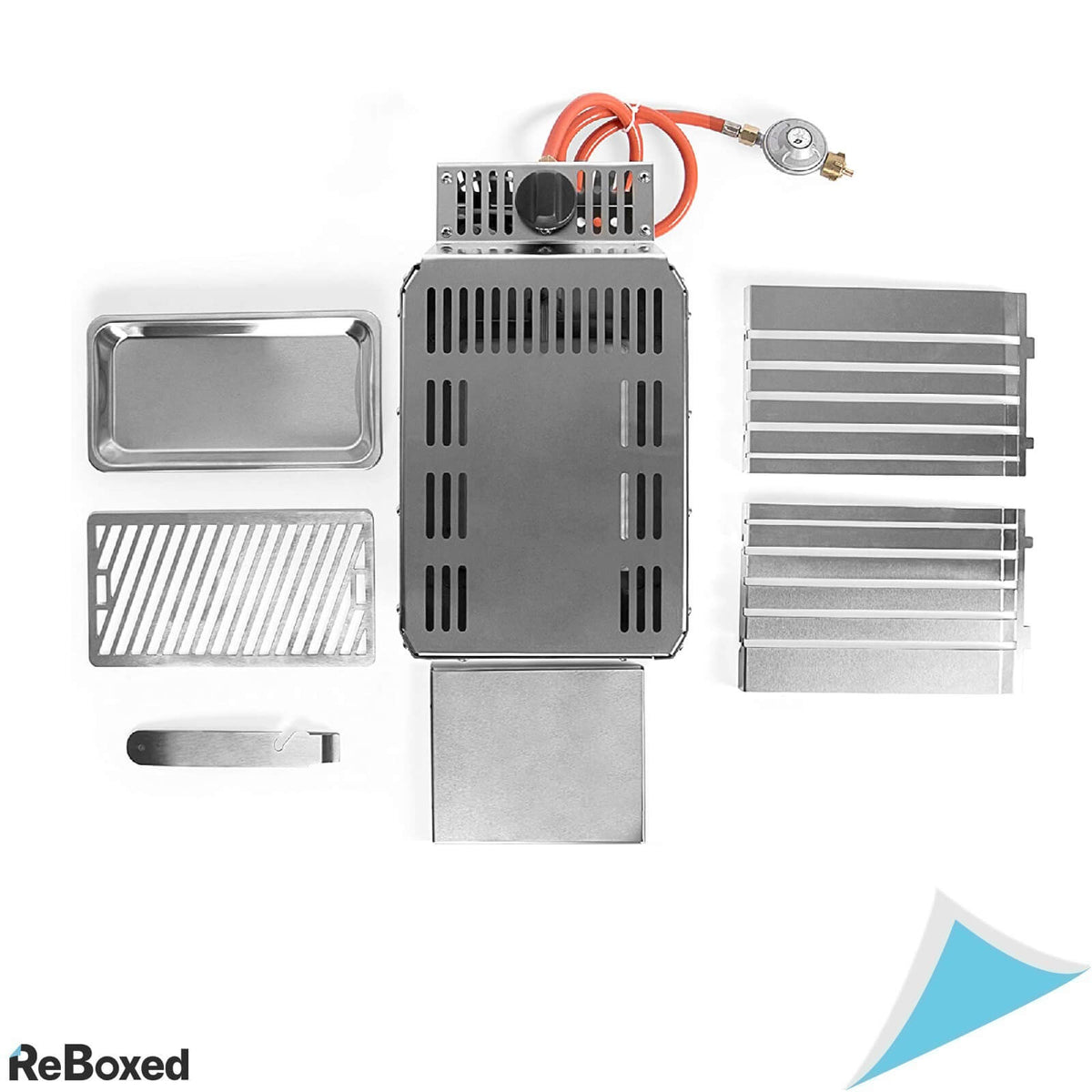 RUSTLER 800 Grill Inox Gratar Profesional Compact cu Gaz