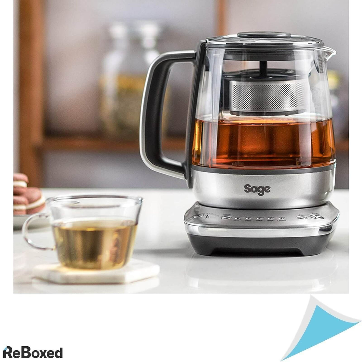 Sage Smart Fierbator si Ceainic cu Infuzor 2000W 1l Argintiu