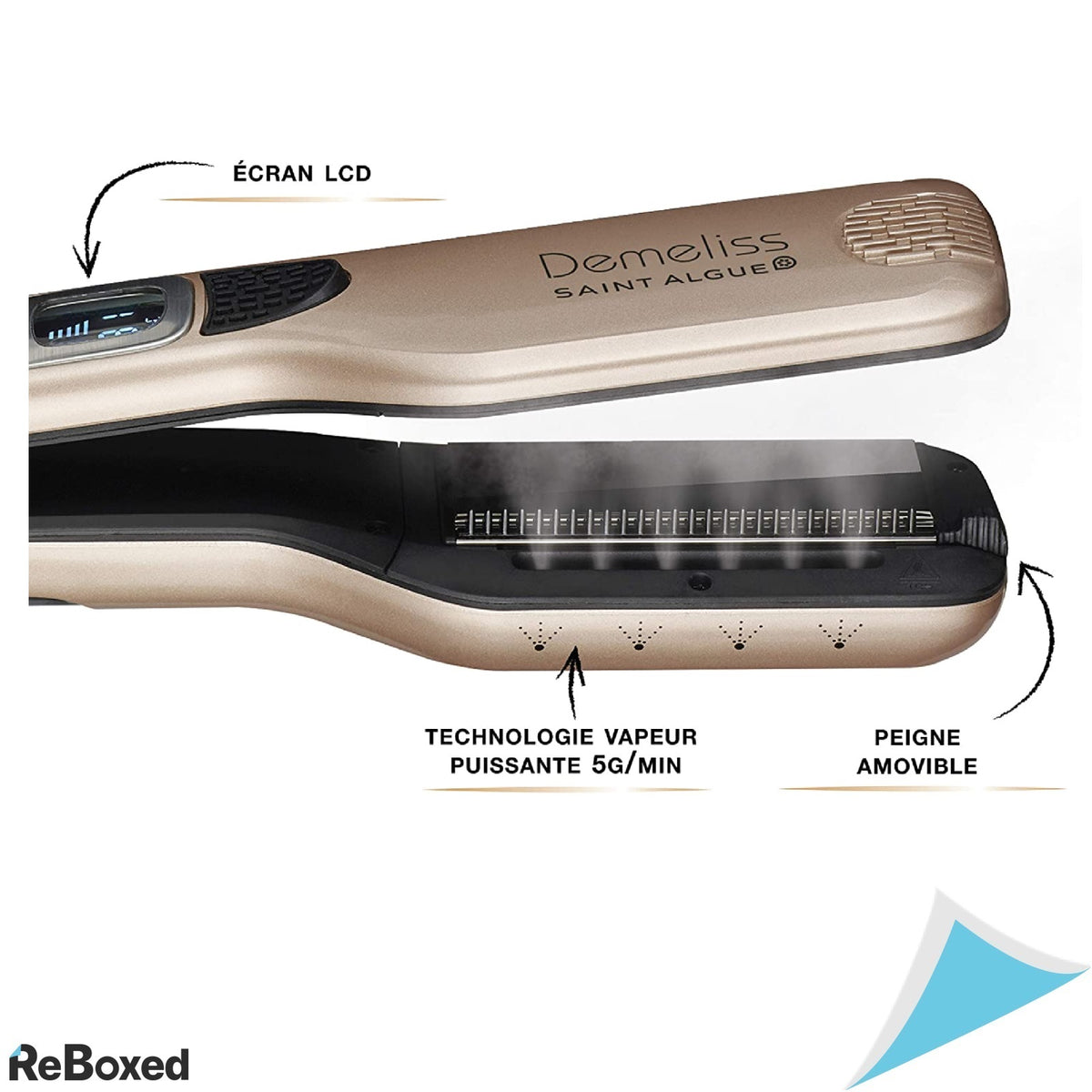 Saint Algue Demeliss Titanium Placa de Indreptat Parul cu Abur