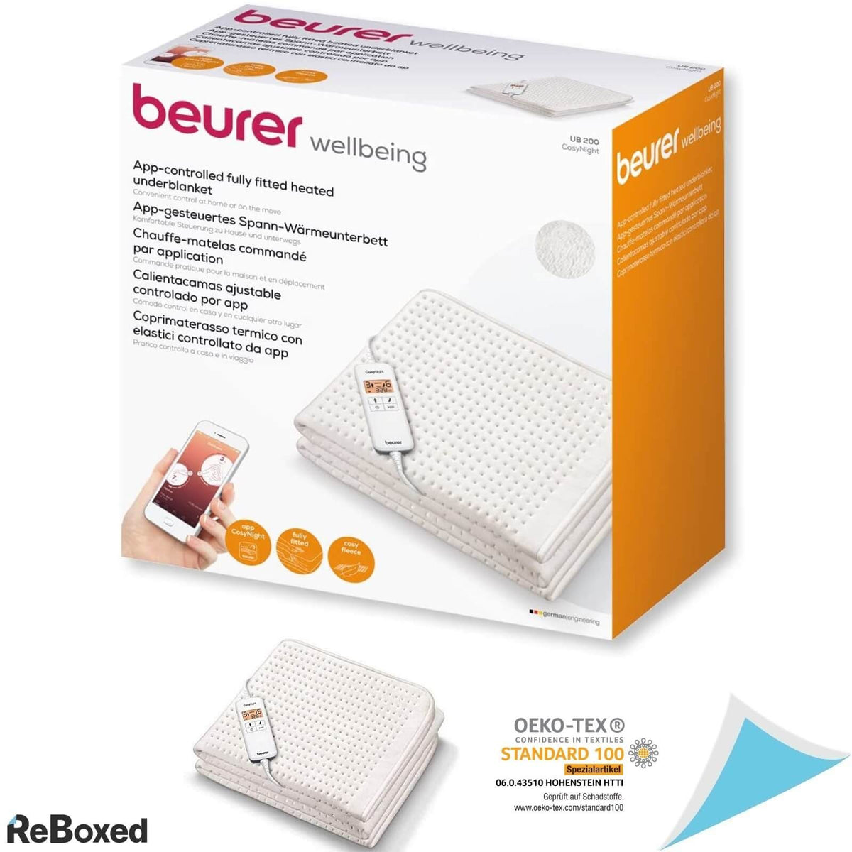 Beurer UB200 Incalzitor Corporal Electric 55W 100x200 Alb