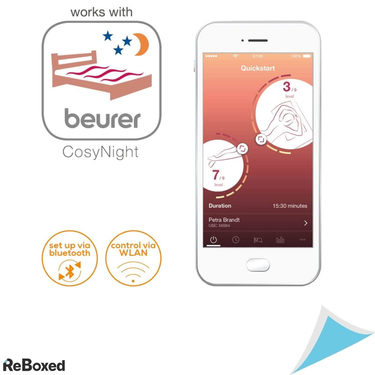 Beurer UB200 Incalzitor Corporal Electric 55W 100x200 Alb