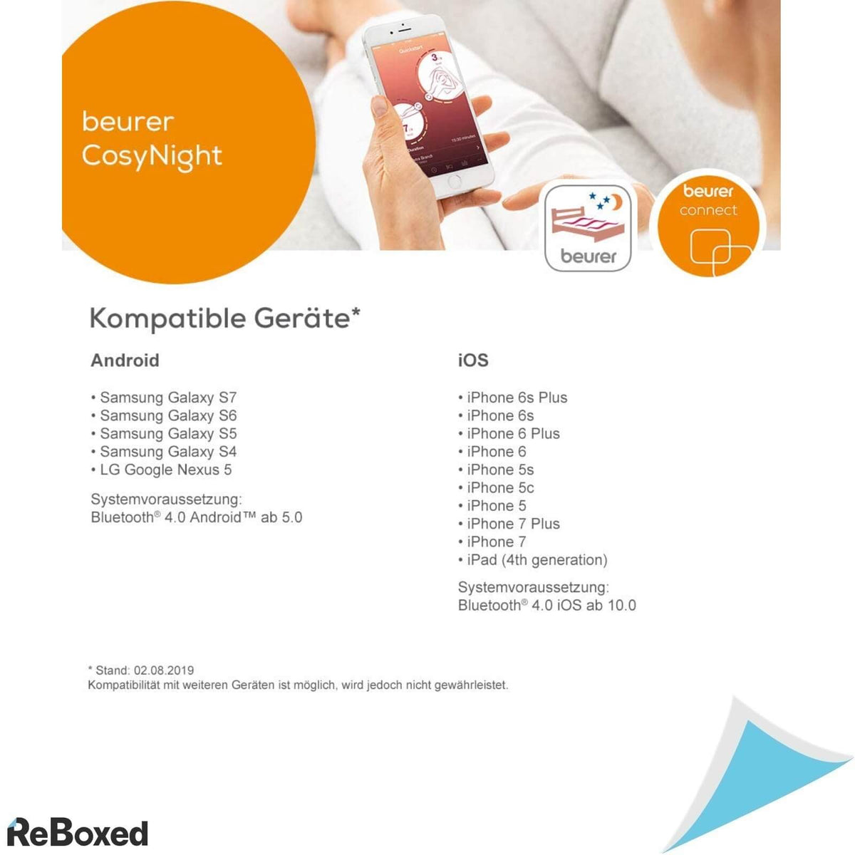 Beurer UB200 Incalzitor Corporal Electric 55W 100x200 Alb