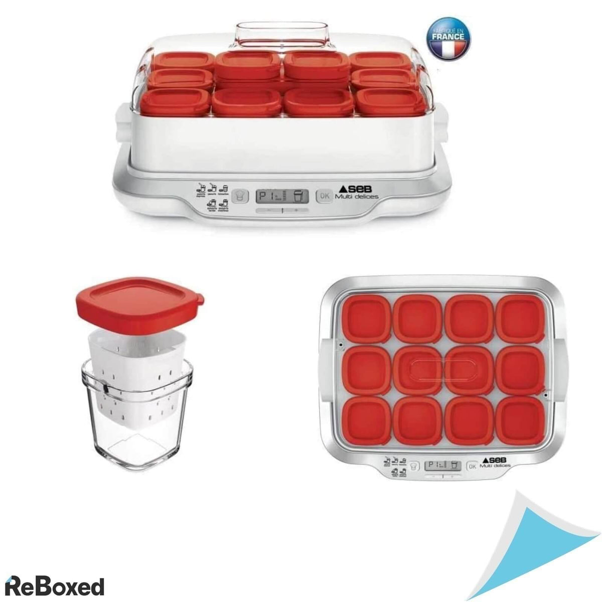 Seb YG661500 Aparat de Iaurt 12 recipiente 140ml 5 programe