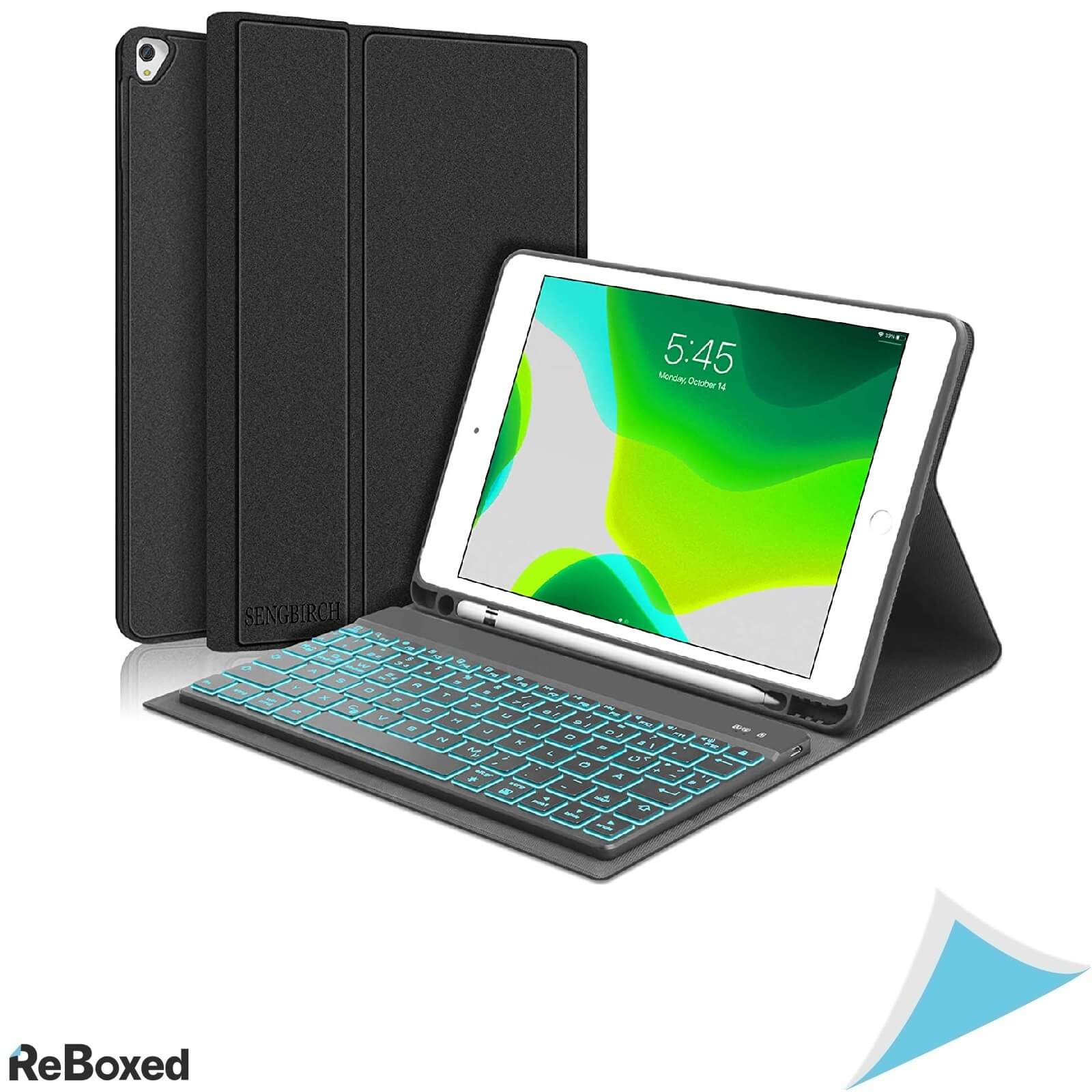 Husa si Tastatura Iluminata Bluetooth iPad 10.2 Air3 QWERTZ