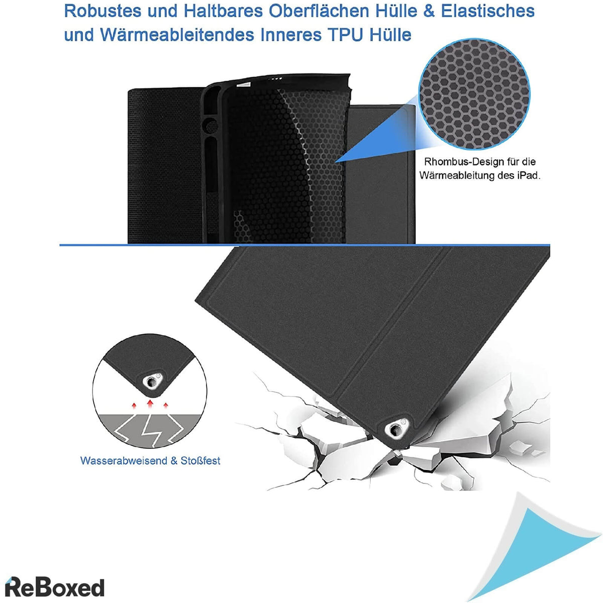 Husa si Tastatura Iluminata Bluetooth iPad 10.2 Air3 QWERTZ