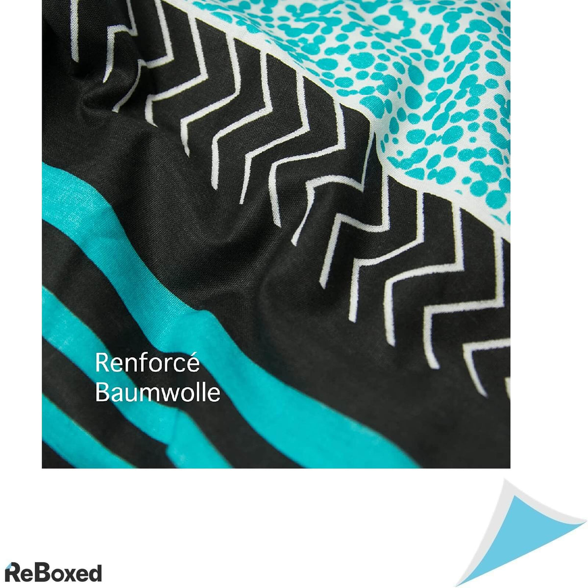 Sentidos Set Pat 2 Piese Husa Pilota 135x200 Husa Perna 80x80 Bumbac