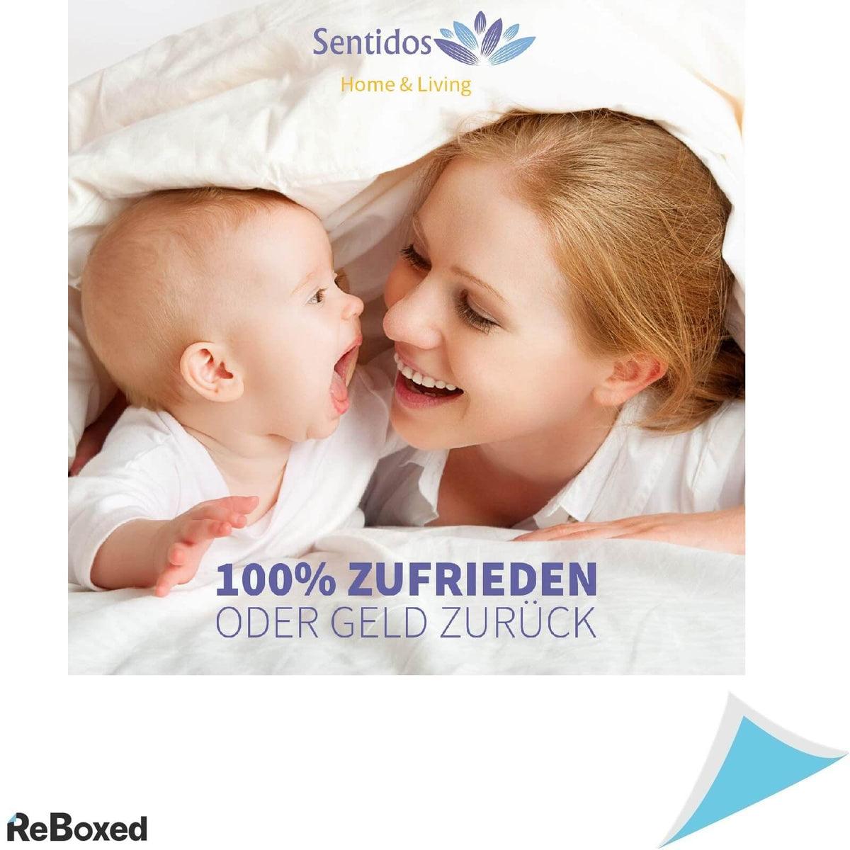 Sentidos Set Pat 2 Piese Husa Pilota 135x200 Husa Perna 80x80 Bumbac