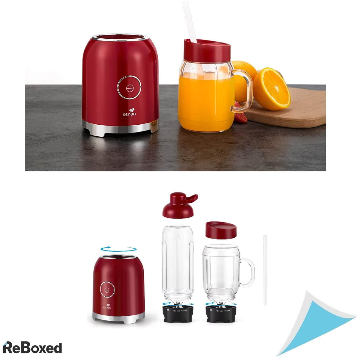 Senya Smoothie Stand Mixer 250W cu doua Recipiente