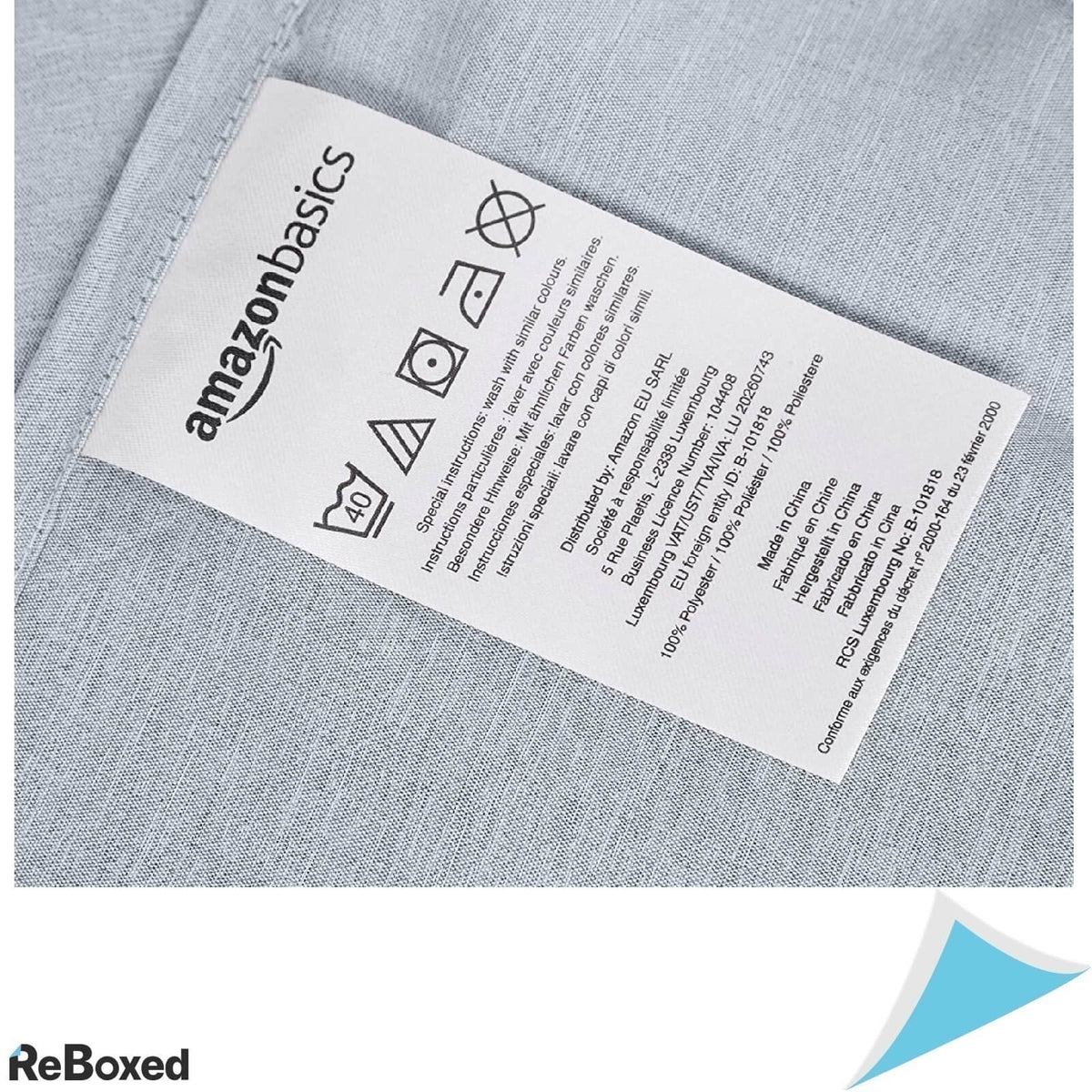 Set 2 Fete de Perna 65x65 Microfibra Denim Wash