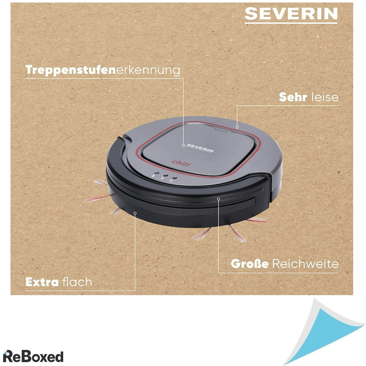 Severin Chill RB7025 Robot Aspirare 7cm Senzori Anti-Cadere