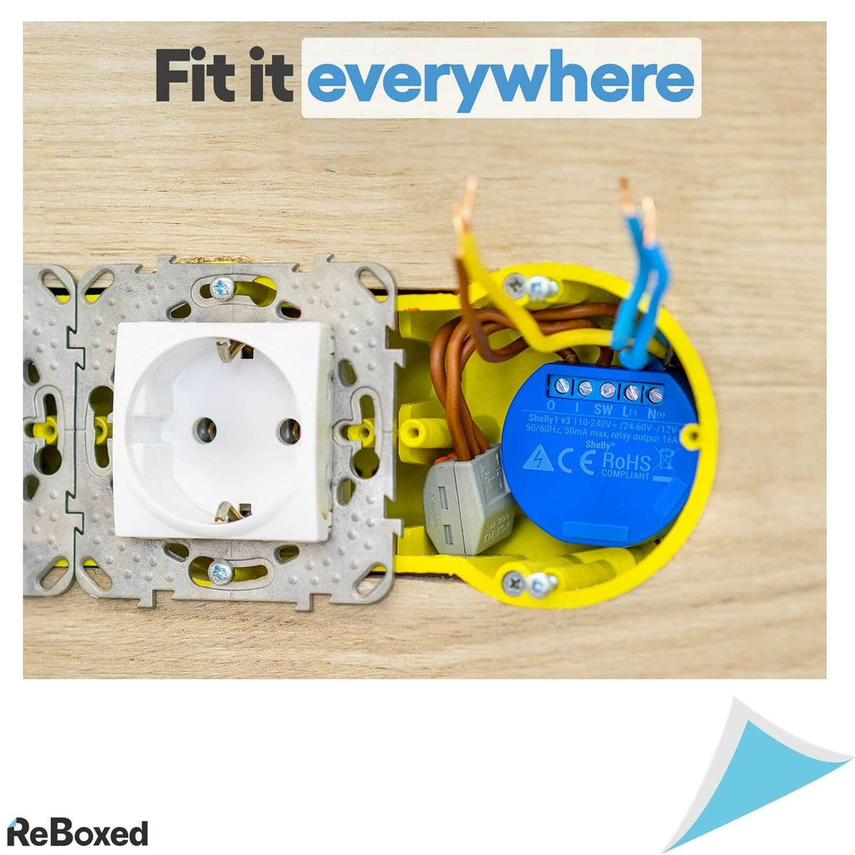 Shelly 1 Releu Smart WiFi 16A 230V Alexa Google Home APP