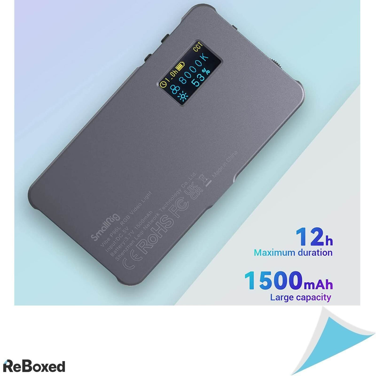 Simorr SmallRig 3489 Vibe P96L Lumina Studio RGB Portabila