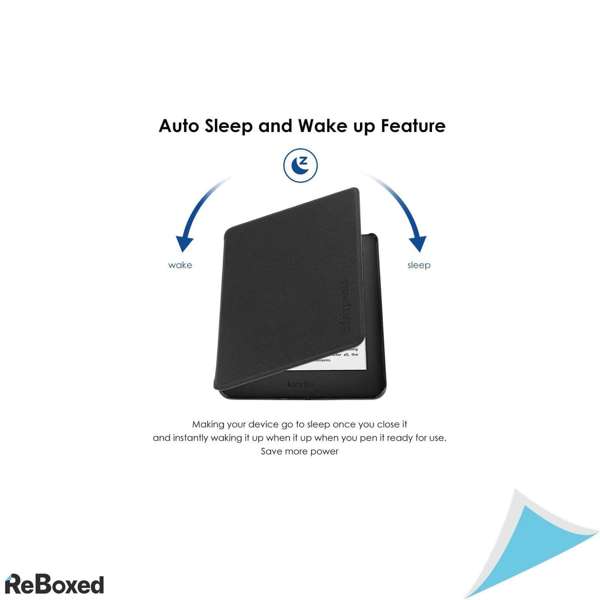 Husa de Protectie Ultra-Subtire Piele PU Amazon Kindle 2019