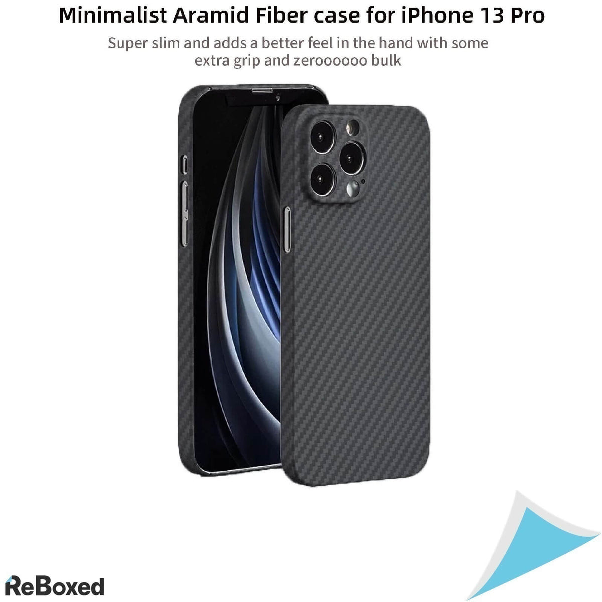 Sisyphy Husa Slim Snap-on Apple iPhone 13 PRO 6.1 Fibra de Aramid