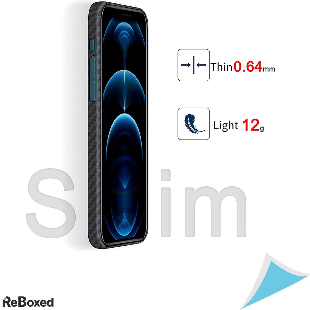 Sisyphy Husa Slim Snap-on Apple iPhone 13 PRO 6.1 Fibra de Aramid