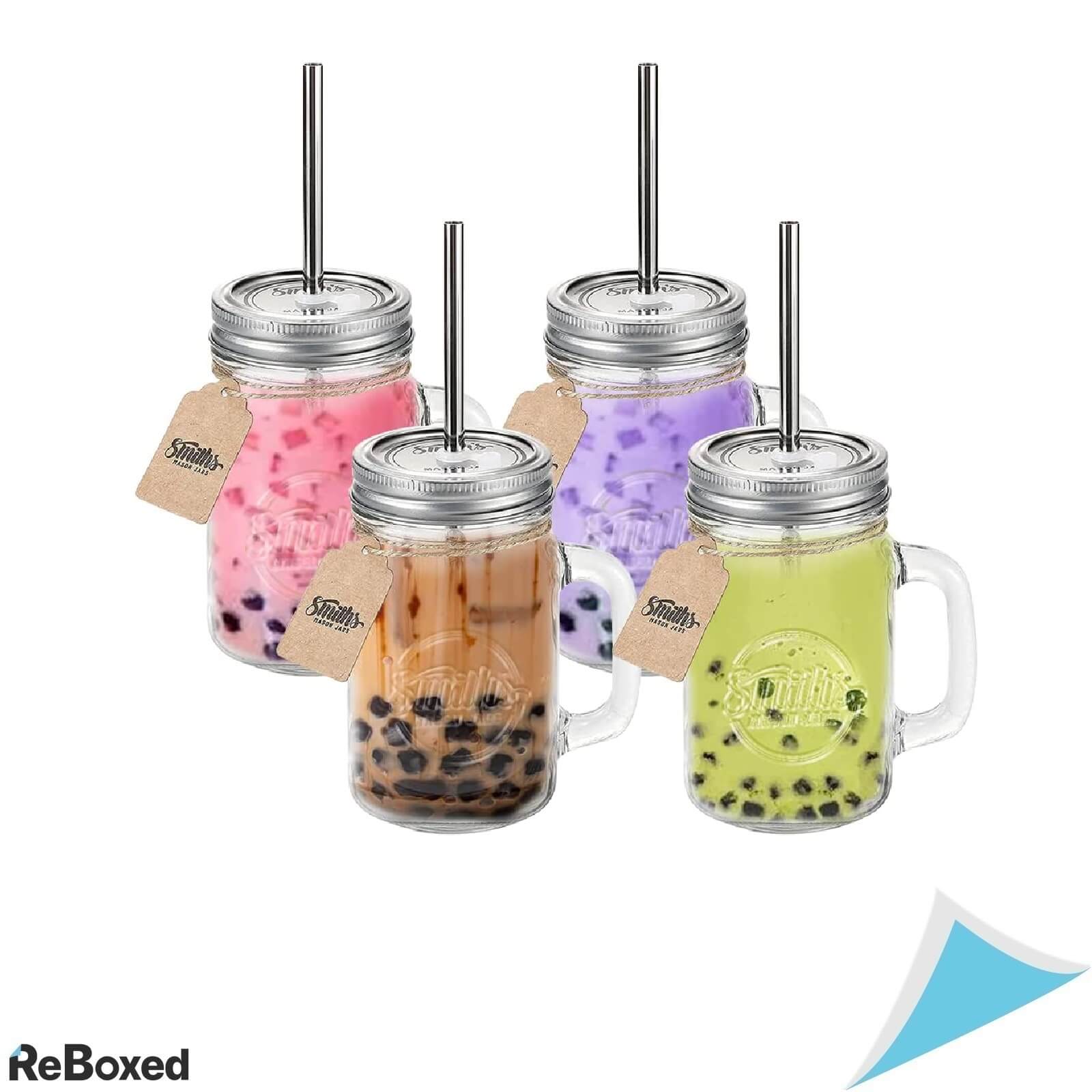 Smith's Mason Set 4 Cani 473ml Vintage Capace si Paie Reutilizabile